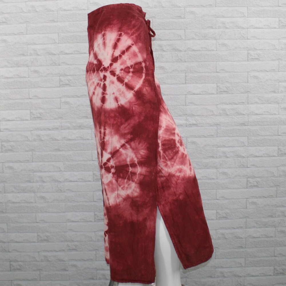 Wrap Pants Tie Dye Boho Starburst Swimsuit Cover-Up Summer Festival One Size - Picture 5 of 15